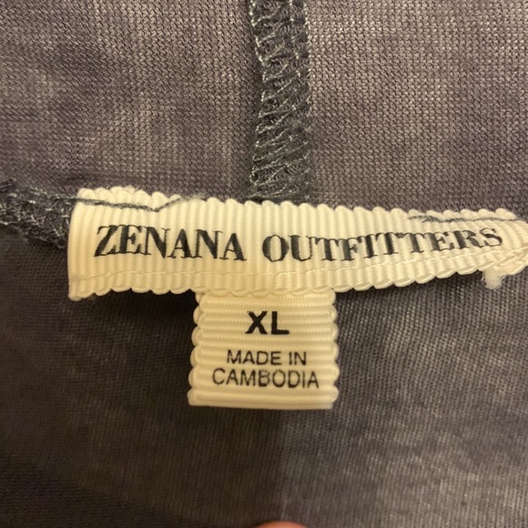 Zenana Outfitters Sheer Charcoal Grey Cardigan - Picture 2 of 6